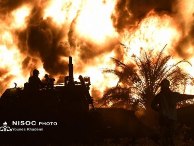 آتش‌سوزی در میدان نفتی شادگان با اقدام به‌موقع تیم‌های عملیاتی مهار شد