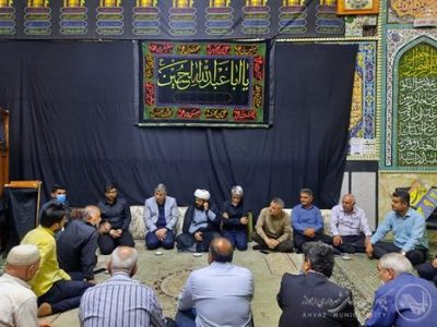 ￼   دیدار مردمی سرپرست فرمانداری اهواز با اهالی سطح منطقه در مسجد امیرالمومنین (ع)
